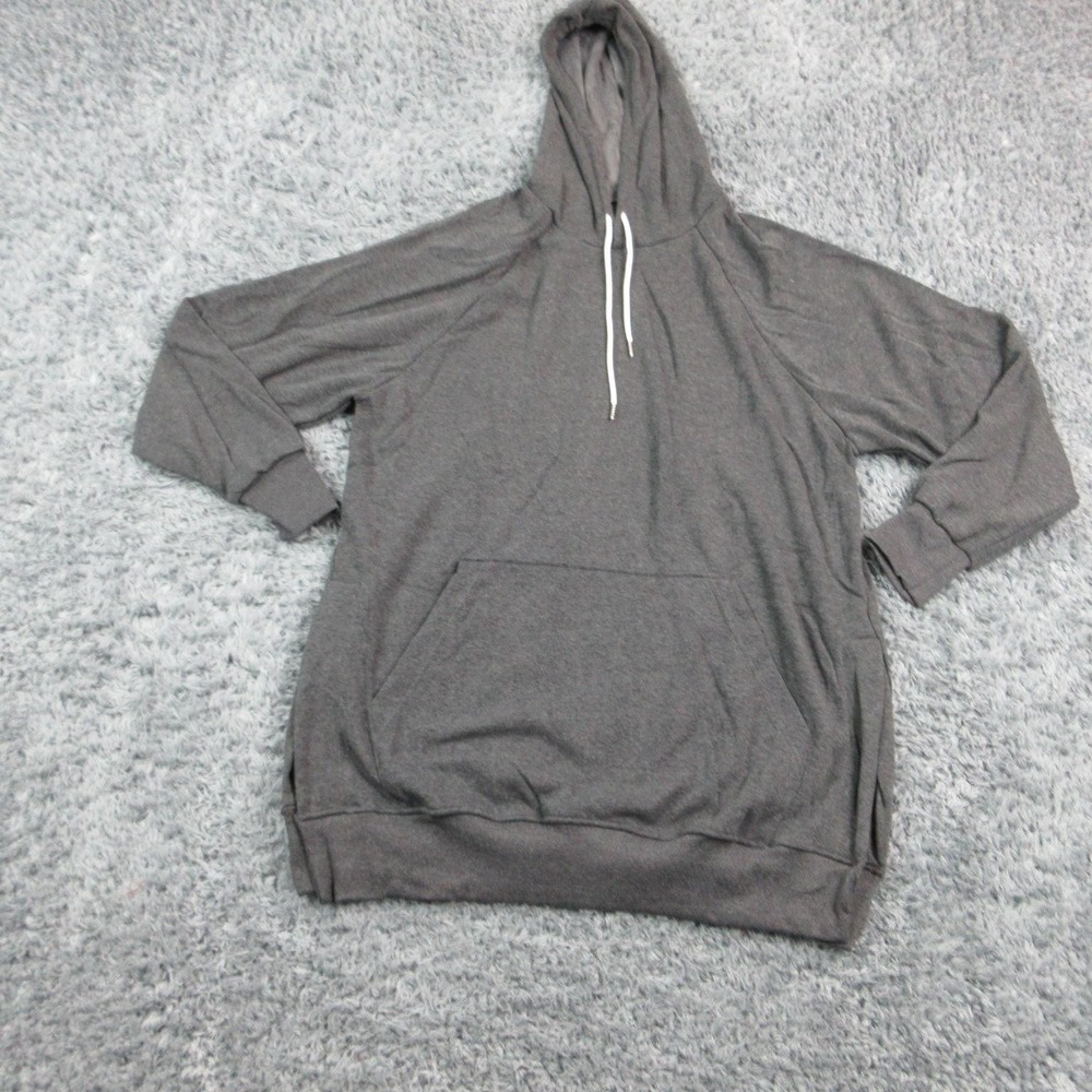 The WARMY Hoodie Sweatshirt Womens 2XL Gray Pullover Lined Heavyweight NWOT